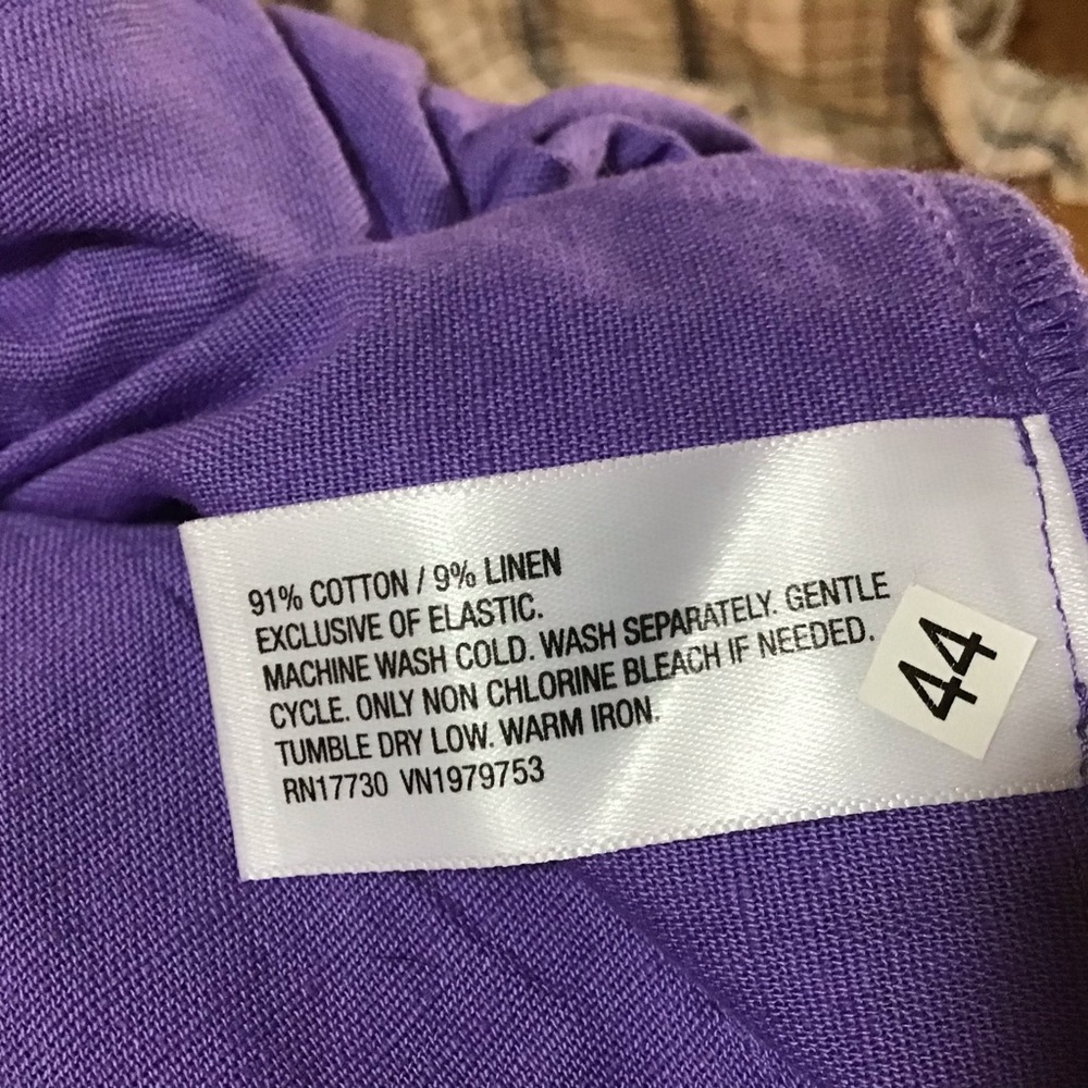 NWOT Women’s Cut Out Purple Tiered Peasant Dress - Picture 14 of 14